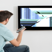 ekranı kırık tv